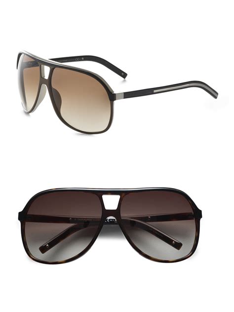 dior homme acetate aviator shield sunglasses|Designer Sunglasses for Men .